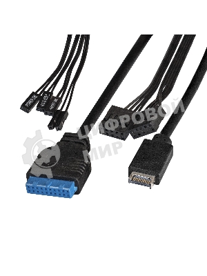 Компьютерный корпус Miditower ExeGate XP-334UC (ATX, без БП, 1хUSB/1хUSB 3.0/1хTypeC, аудио, черный)