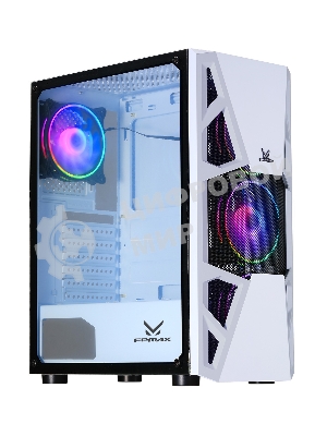 Компьютерный корпус AeroCool/Formula CL-3303W RGb белый без БП ATX 6x120мм 2xUSB 2.0 1xUSB 3.0 audio bott PSU