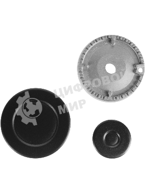 Газовая варочная панель Maunfeld EGHE.64.3STS-EB/G, 4 конфорки, эмалированная сталь, черный