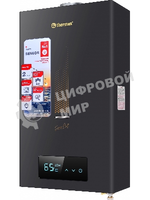 Водонагреватель проточный Thermex S 20 MD Art черный