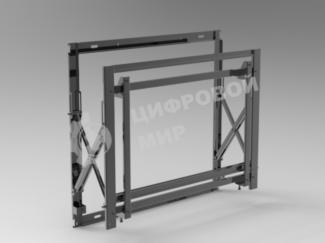 Настенное крепление для видеостен с выдвижным механизмом. Совместимо с 55