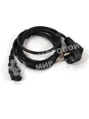 Кабель компьютер-розетка 220V (EURO) VDE 1,8 м 3G0,75мм2 VCOM CE021-O, оранжевый