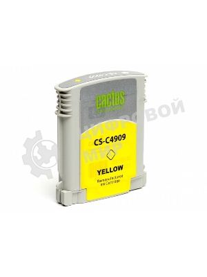 Картридж струйный Cactus CS-C4909 №940 желтый (30 мл) для HP OfficeJet PRO 8000/8500