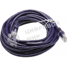 Патч-корд UTP Cablexpert cat.5e, 5м, литой, многожильный, фиолетовый