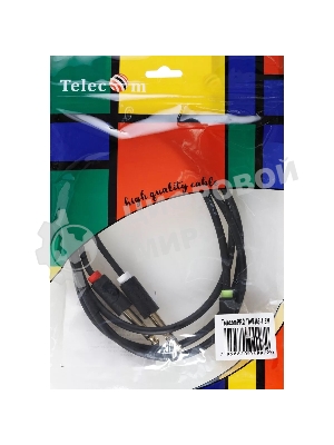 Кабель-адаптер 3.5ST(M)/2X6.35 ST(M), 1.5м, Telecom PRO <TAV6168-1.5M>