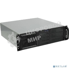 Корпус Procase RE306-D3H9-C-48 3U server case,3x5.25+9HDD,черный,без блока питания,глубина 480мм,MB CEB 12