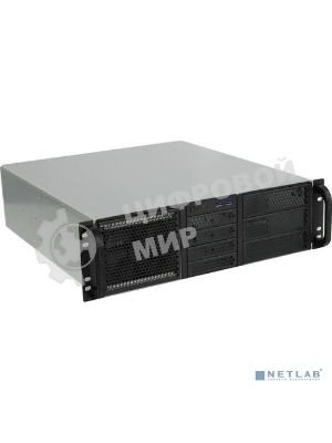 Корпус Procase RE306-D3H9-C-48 3U server case,3x5.25+9HDD,черный,без блока питания,глубина 480мм,MB CEB 12