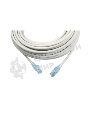 Патч-корд Hyperline U/UTP, Cat.6, LSZH, 20 м, серый PC-LPM-UTP-RJ45-RJ45-C6-20M-LSZH-GY