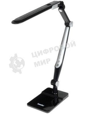 Светильник настольный KD-831 C02 LED 10Вт 230В основание+струбцина 600лм сенс. рег. яркости цветов. темп. черный Camelion 14017