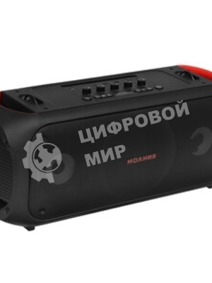 Колонка портативная Ural Молния Огонь черный/оранжевый 35W 1.1 BT/3.5Jack/USB-C 10м 2200mAh (без.бат)