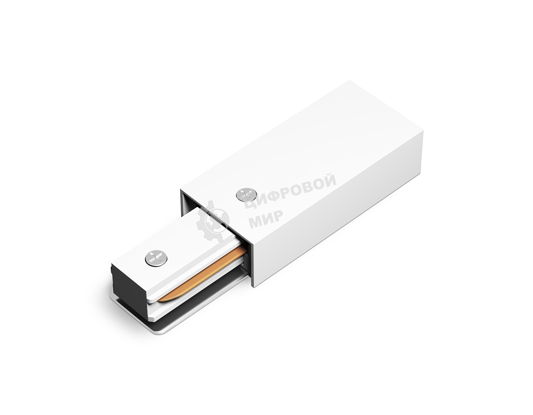 Ввод питания для накладного шинопровода GL7151 WH белый ввод питания IP20 Standard 220V NEW 108*35*20