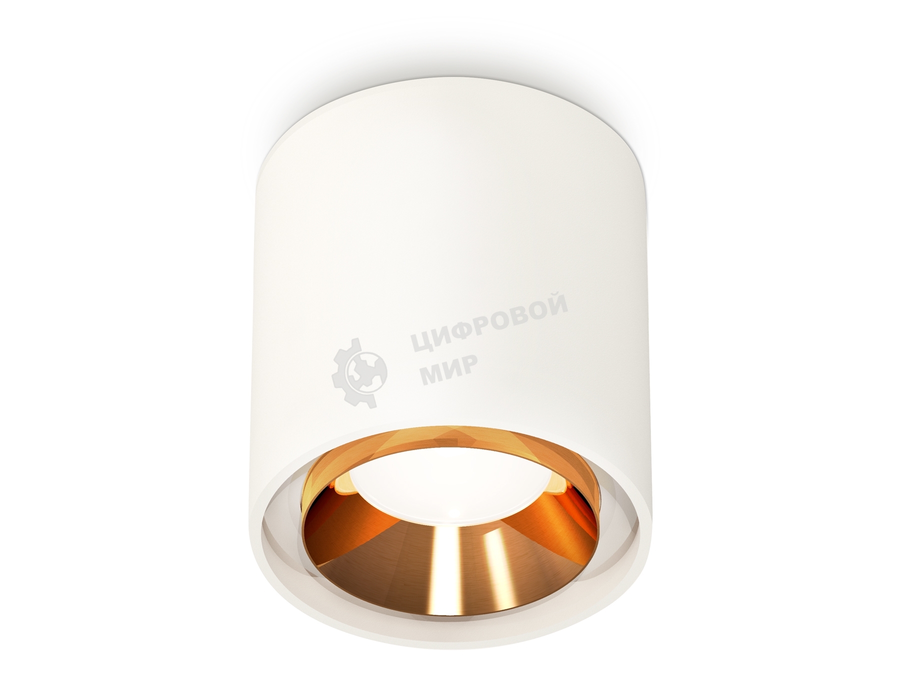 Светильник Ambrella Light XS7722004 SWH/PYG белый песок/золото желтое полированное MR16 GU5.3 (C7722, N7034)