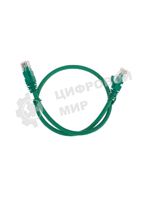 Патч-корд U/UTP Rexant cat.6, RJ45-RJ45, неэкранированный, 26AWG, LSZH, зеленый, 0.5 м