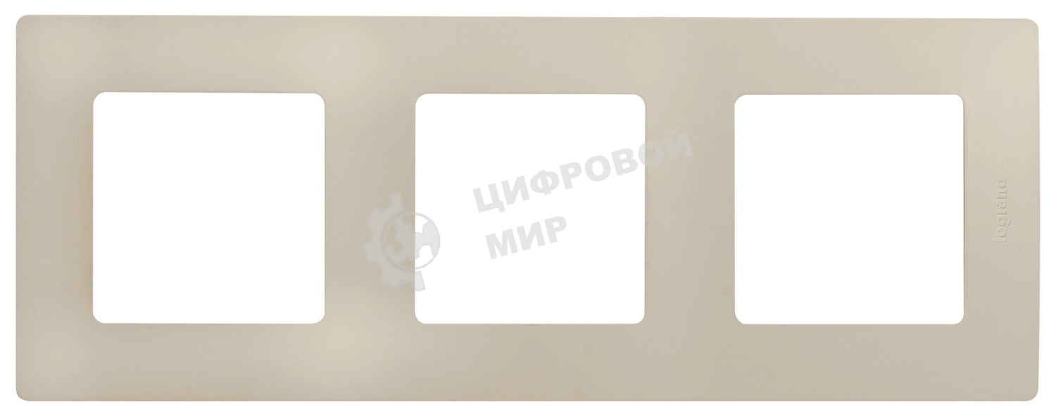 Рамка 3 поста, сл. кость ETIKA