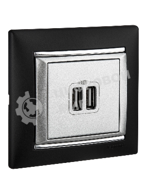 Розетка 2-ая USB | 770270 | Legrand Valena Алюминий
