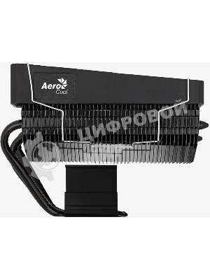 Кулер для процессора AeroCool/Formula Cylon 3H черный, 120 мм, алюминий, 1800 об/мин, 24.3 дБ, 4 pin, 125 Вт, 98 мм