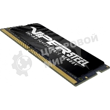 Оперативная память Patriot Steel Series, DDR4, 32GB (1x32 GB), 3200 MHz, CL22, радиатор, черный, SO-DIMM