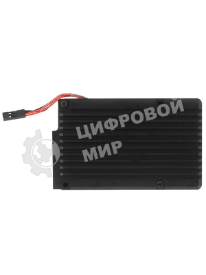 Корпус ACD RA503 Aluminum Case with Double Fans for Raspberry Pi 4B, черный