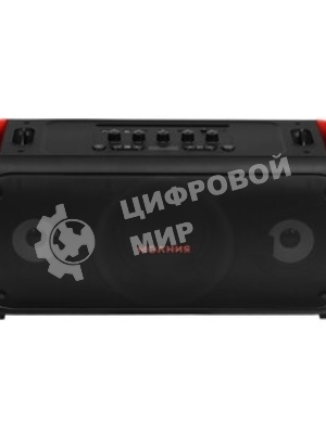 Колонка портативная Ural Молния Огонь черный/оранжевый 35W 1.1 BT/3.5Jack/USB-C 10м 2200mAh (без.бат)