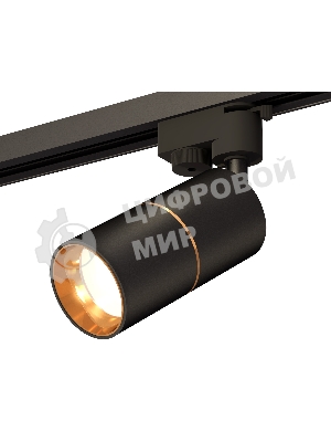 Светильник Ambrella light XT6302020 SBK/PYG черный песок/золото желтое полированное MR16 GU5.3