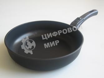 НЕВА МЕТАЛЛ ПОСУДА 6026 д.26(Диаметр 26 см. Антипригарное покрытие Сталафлон, съемная ручка. Равномерно нагревается за счет особой конструкции корпуса по принципу 