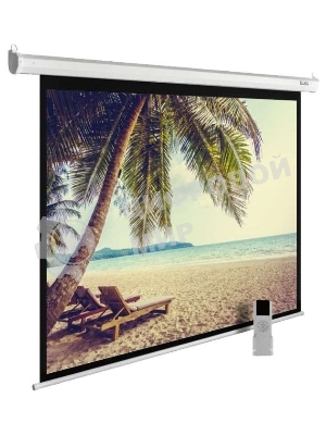 Экран Cactus 360x360 см MotoExpert CS-PSME-360x360-WT 1:1 настенно-потолочный рулонный белый (моторизованный привод)