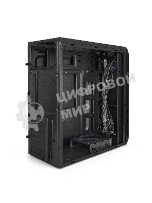 Компьютерный корпус Miditower ExeGate XP-334UC-XP450 (ATX, XP450 с вент. 12см, 1хUSB/1хUSB 3.0/1хTypeC, аудио, черный)