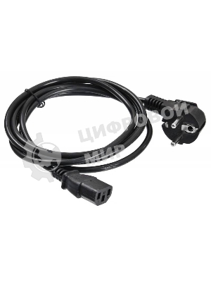 Кабель Buro BU-PCAB-1.8-16A IEC C13 Евровилка 1.8м