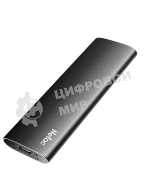 Внешний SSD Netac Z SLIM, 128 GB, USB 3.2 Gen 2 Type-C, R/W 520/480, черный