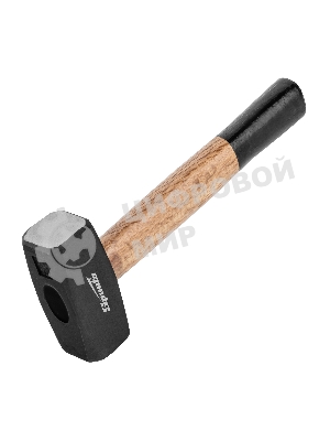 Кувалда Sparta 2000 г, кованая головка, деревянная двухцветная рукоятка