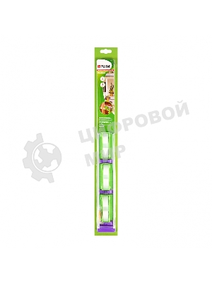 Алюминиевый настенный держатель для садово-огородного инструмента, 3 ячейки, 3 крюка Palisad