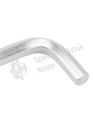 Набор ключей имбусовых HEX Сибртех, 2–12 мм, 45x, закаленные, 9 шт., короткие, никель.