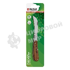 Нож Palisad садовый 170 мм складной изогнутое лезвие дерев. ручка