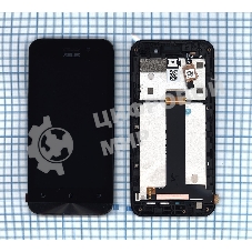 Дисплей для Asus ZenFone Go ZB452KG черный с рамкой