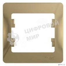 Рамка 1-м Glossa титан SchE GSL000401