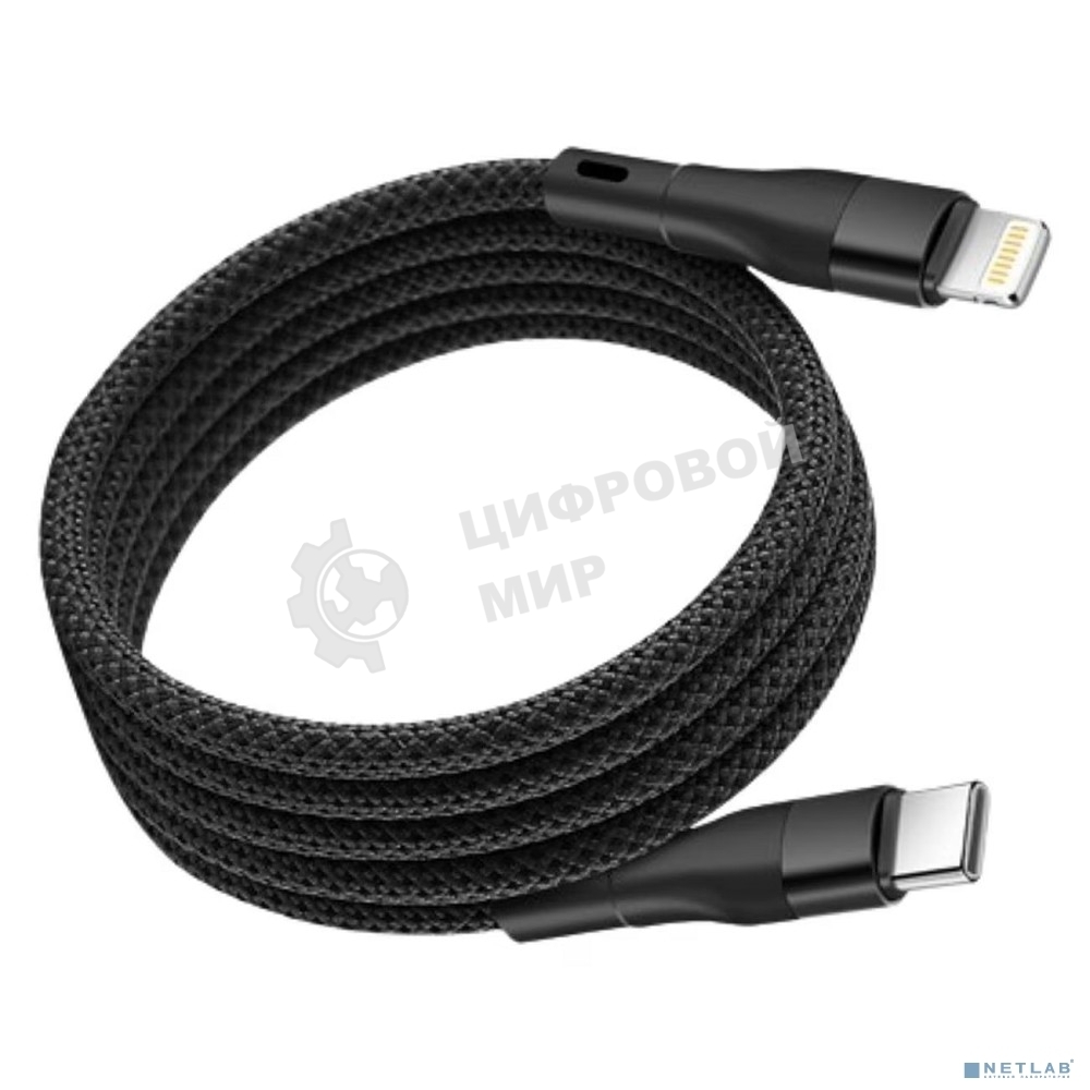 Кабель для зарядки SmartiNext SN-CM-TCL Type-C - Lightning магнитный, черный