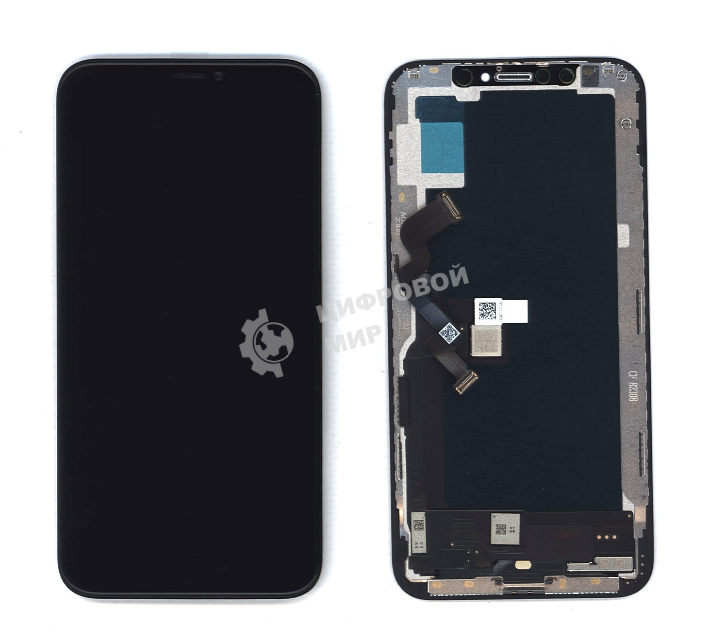 Дисплей Amperin для Apple iPhone XS в сборе с тачскрином (Soft Oled), черный