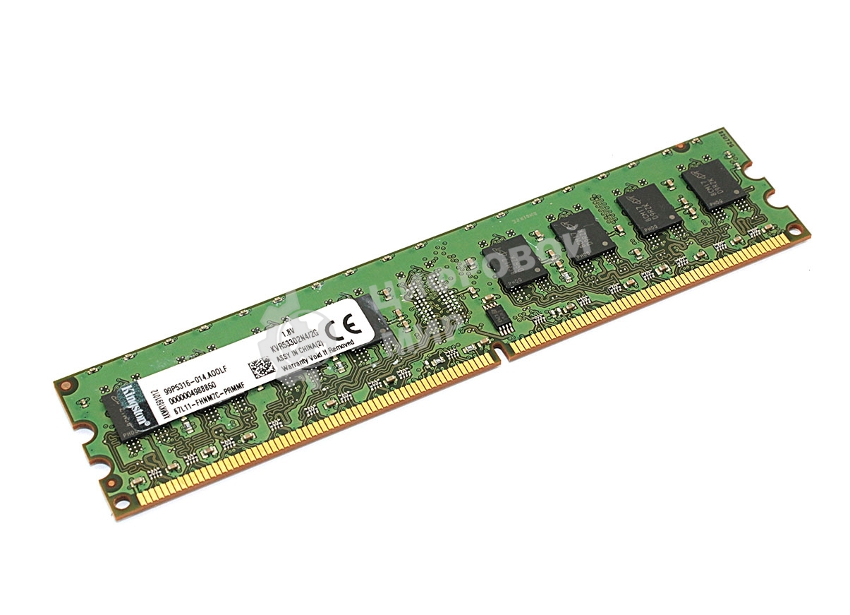 Оперативная память Kingston, DDR2, 2Gb (1x2GB), 533MHz, CL4, DIMM, OEM
