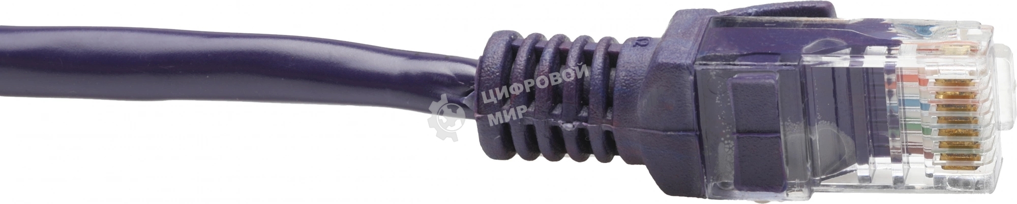 Патч-корд UTP Cablexpert cat.5e, 5м, литой, многожильный, фиолетовый