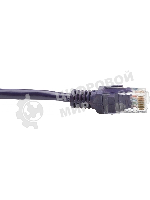 Патч-корд UTP Cablexpert cat.5e, 5м, литой, многожильный, фиолетовый