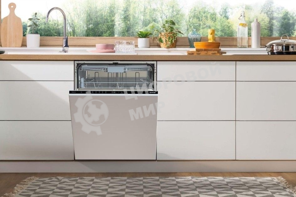 Встраиваемая посудомоечная машина Gorenje GV643D90, черный, 60 см, 16 компл., 45 дБ, класс A+++