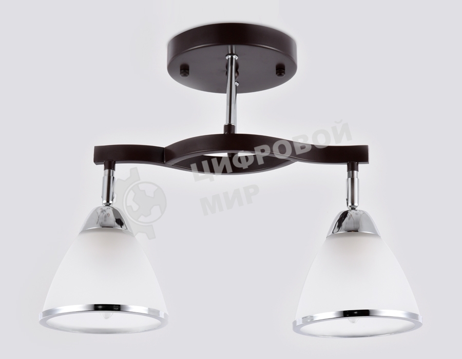 Светильник Ambrella light TR3111/2 DCF/CH темный кофе/хром E27 max 40W 400*150*315