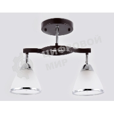 Светильник Ambrella light TR3111/2 DCF/CH темный кофе/хром E27 max 40W 400*150*315