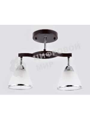 Светильник Ambrella light TR3111/2 DCF/CH темный кофе/хром E27 max 40W 400*150*315