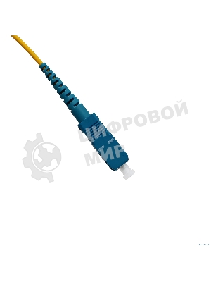 Оптический патчкорд NEOMAX (NMO-SC/UPC-SC/APC-SM-10M) SC/UPC-SC/APC, OS2, Singlemode, Simplex, 9/125, LSZH, Yellow, 10м
