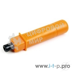 Монтажный инcтрумент Hyperline HT-3140 (HT-314B) Инструмент для заделки витой пары (камера хранения, регулировка ударного эффекта, нож в комплект не входит)