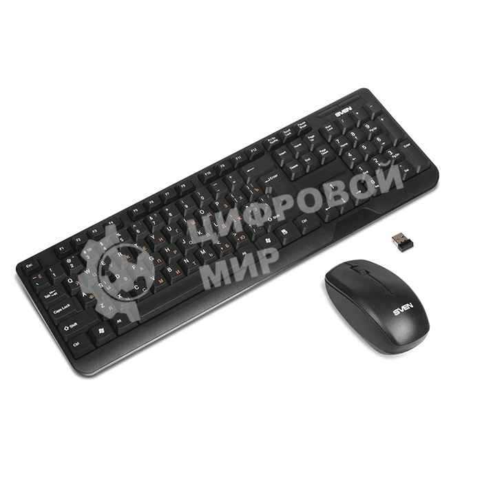 Комплект клавиатура + мышь Sven Comfort 3300 Wireless Беспроводной SV-03103300WB