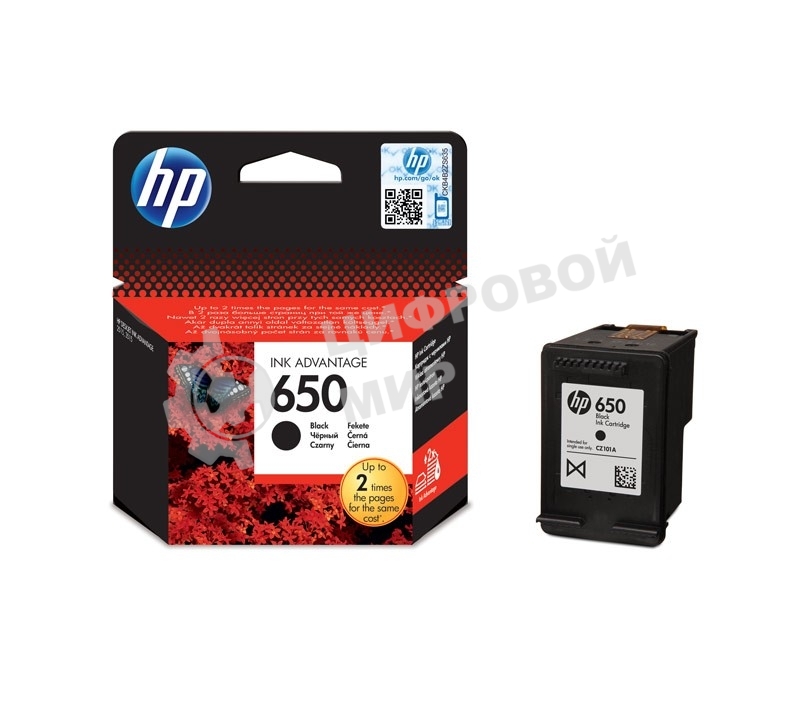 Картридж струйный HP 650 CZ101AE черный для HP DJ IA 2515