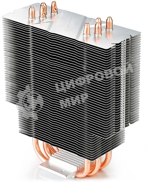 Кулер Deepcool GAMMAXX 400 BLUE BASIC серебристый 120мм алюминий+медь 1500rpm 30db 4-pin 130W 154мм