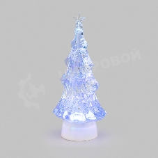 Фигура на подставке Neon-night Елочка 15x21x31 см, питание 3xАА и провод USB